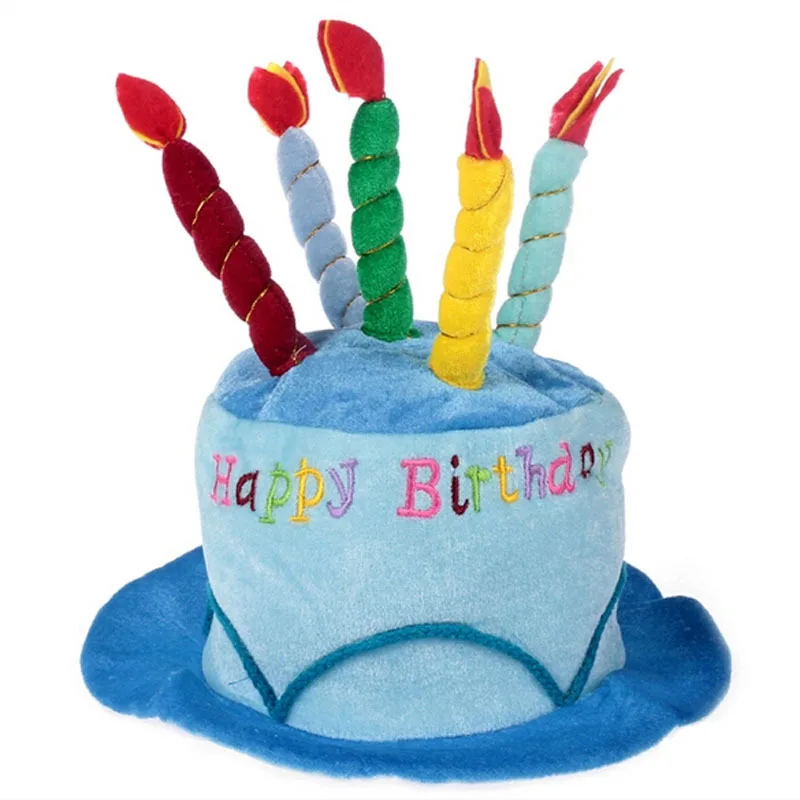 Birthday Cake Hat Birthday Can - Party Hat Cone reseña y precio