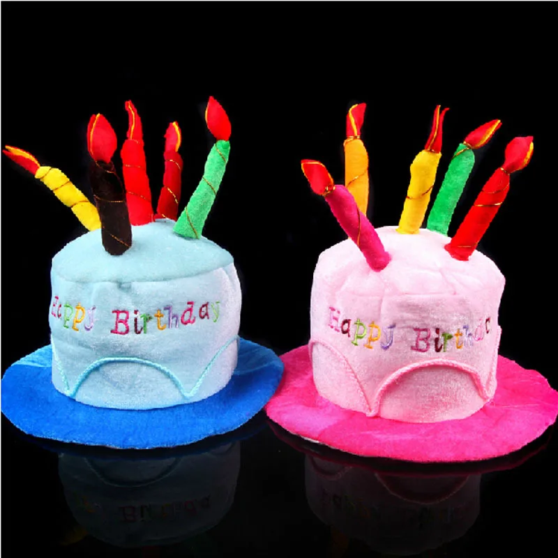 Birthday Cake Hat Birthday Can - Party Hat Cone reseña y precio