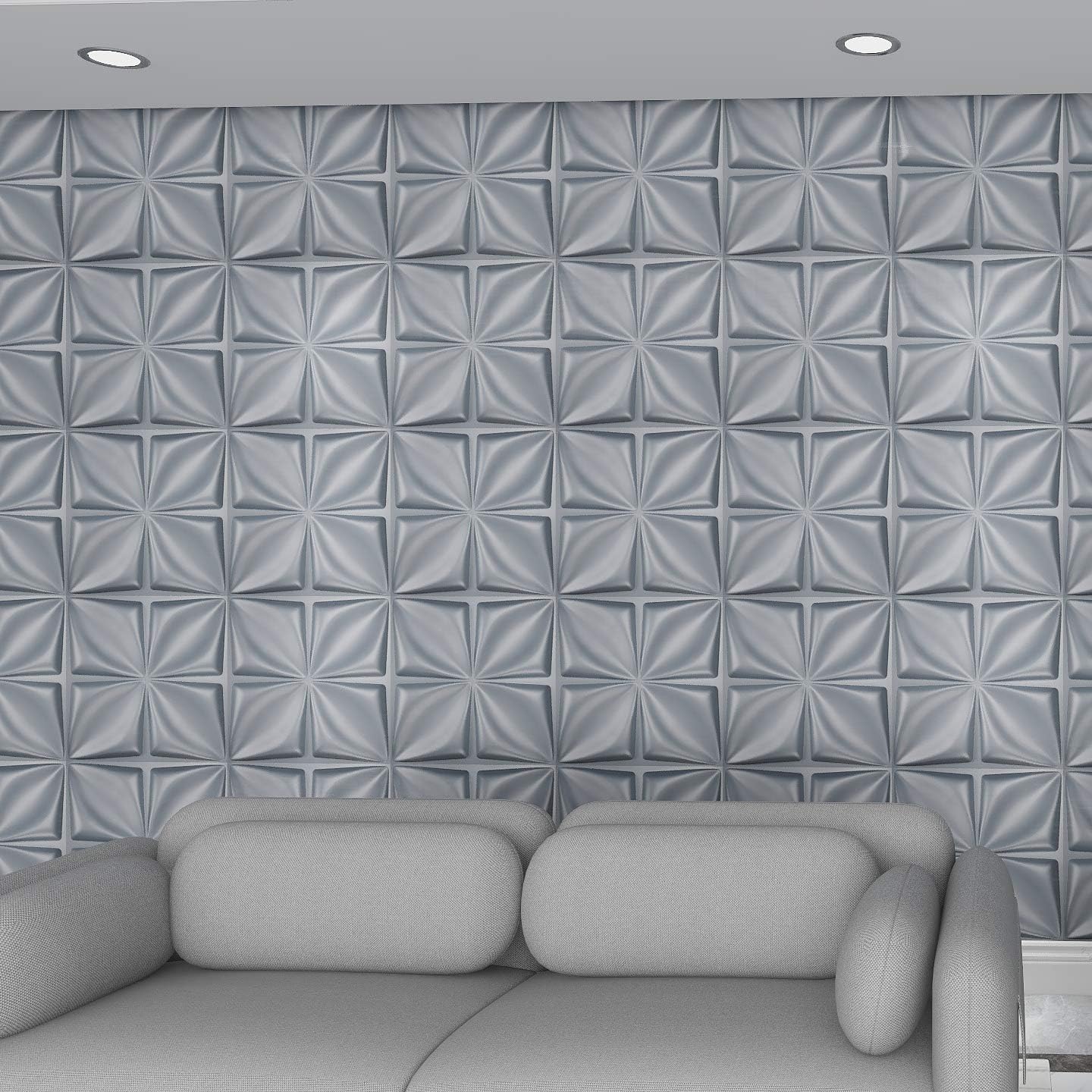 3D Wall Panel PVC Flower Desig - Flower Wall Panel reseña y precio