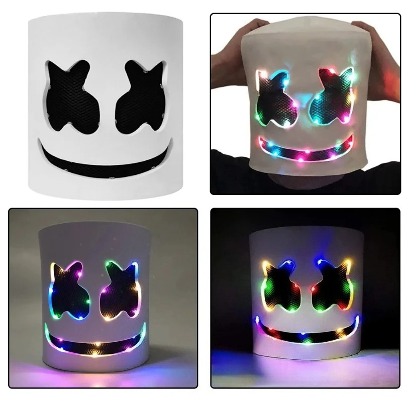 Cold light LED DJ mask lifelik - Event Party Dj reseña y precio