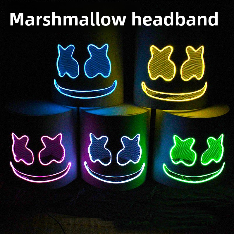 Cold light LED DJ mask lifelik - Event Party Dj reseña y precio