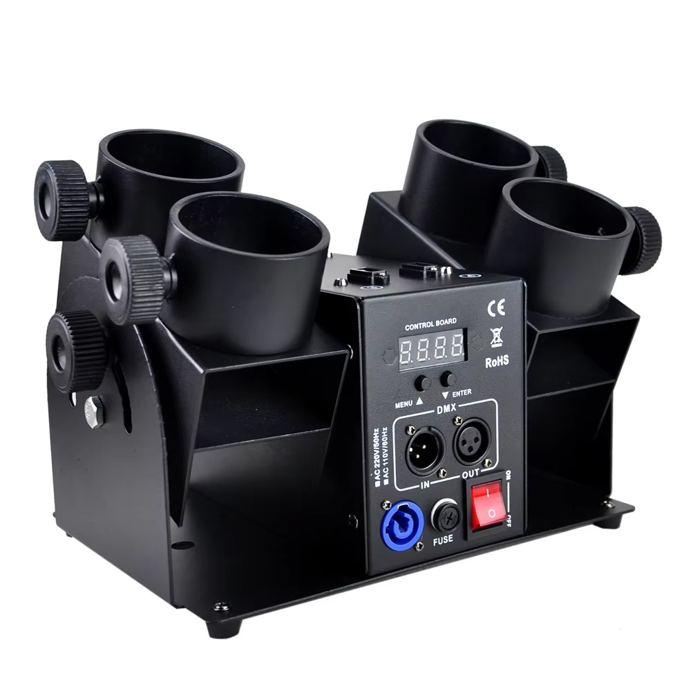 4 Heads Electronic Confetti La - Confetti Cannon Tube reseña y precio