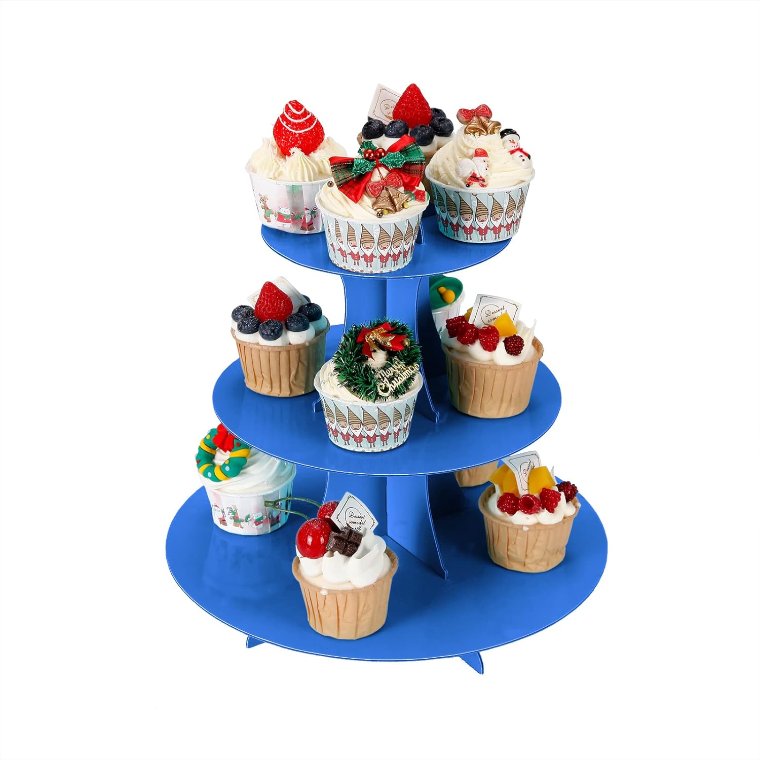 3-Tier Cupcake Stand, 2Pcs, St - Cupcake Stand Tier reseña y precio