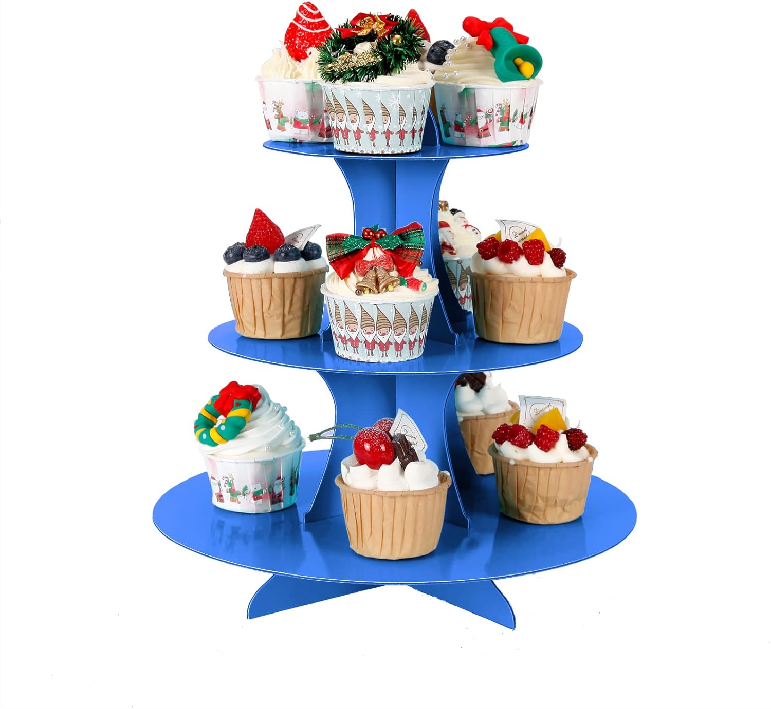 3-Tier Cupcake Stand, 2Pcs, St - Cupcake Stand Tier reseña y precio
