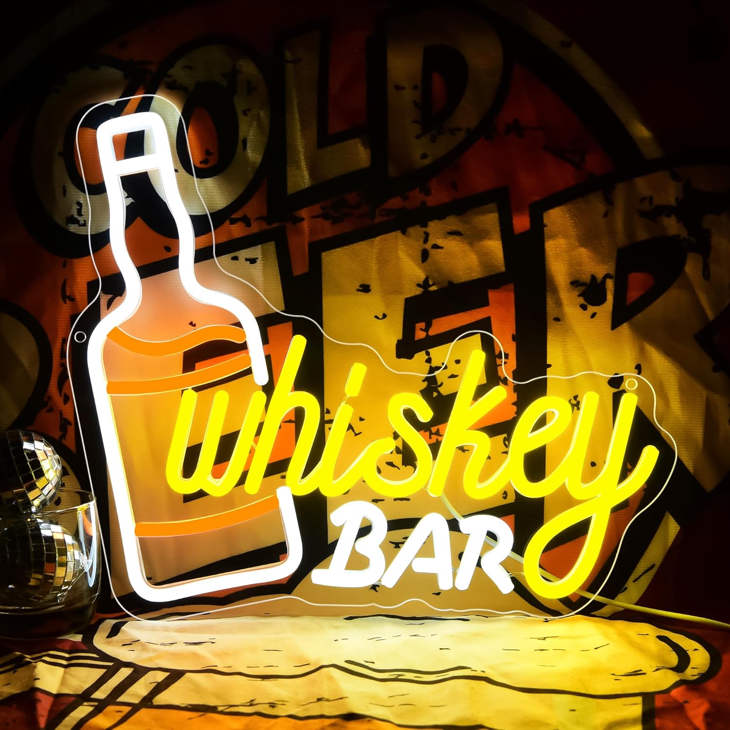 Whiskey Bar Neon Sign Business - Neon Sign Party reseña y precio