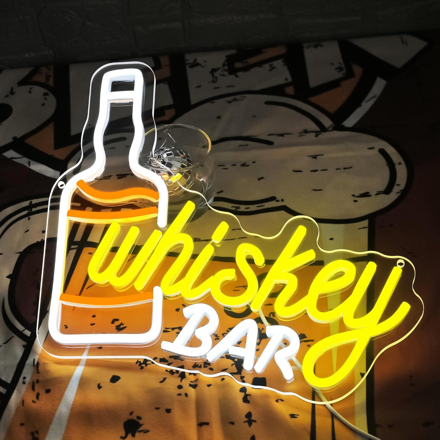 Whiskey Bar Neon Sign Business - Neon Sign Party reseña y precio