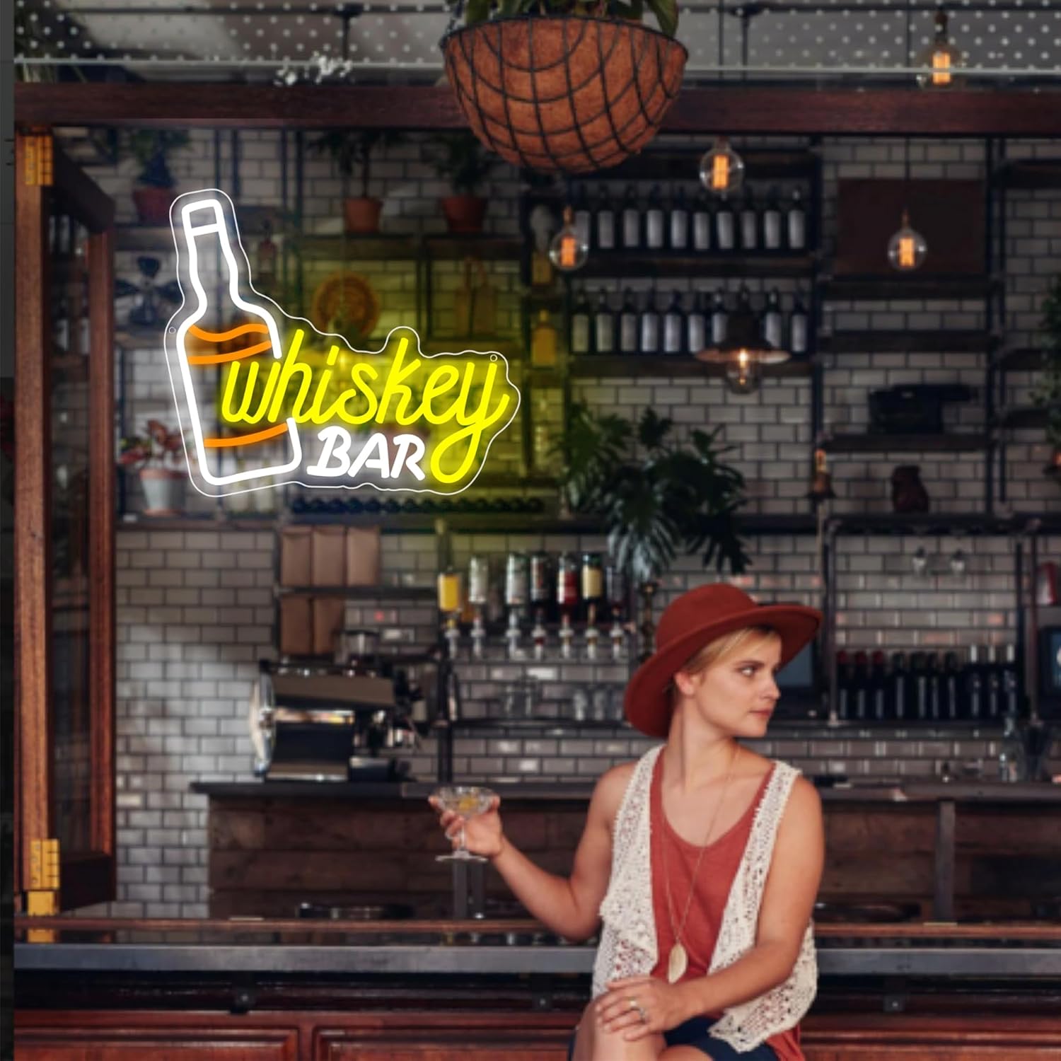 Whiskey Bar Neon Sign Business - Neon Sign Party reseña y precio