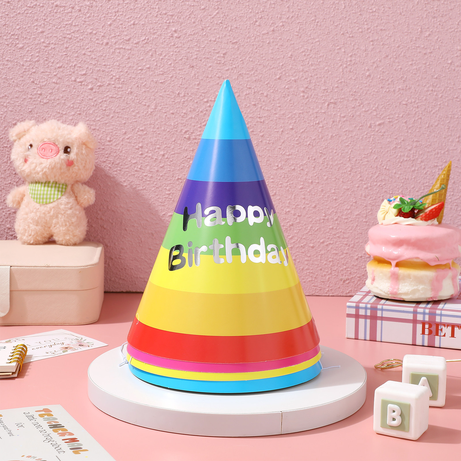 20Pcs Cute Birthday Party Hats - Party Hat Cone reseña y precio