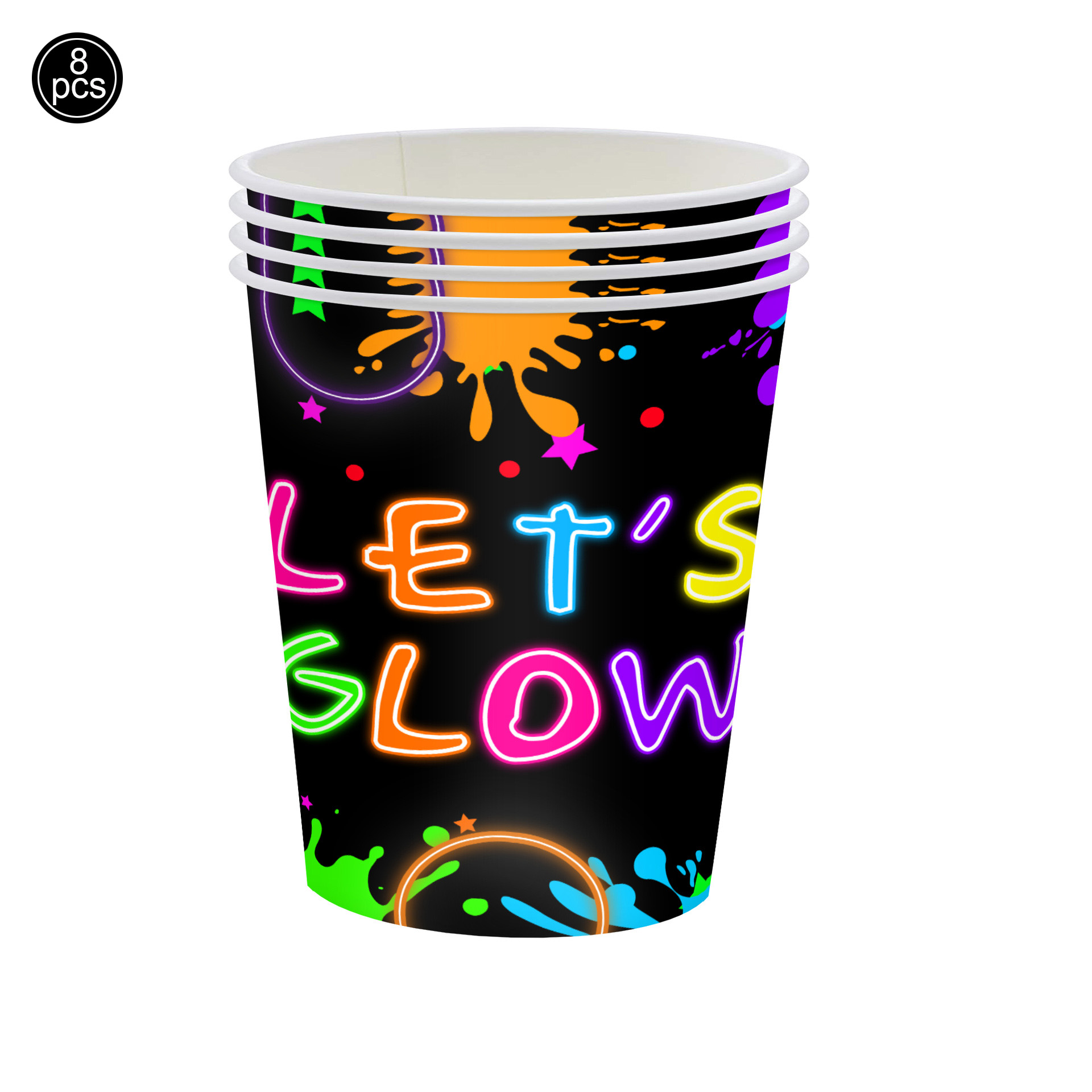 Neon Party Supplies Let Glow P - Let'S Party Event Supply reseña y precio
