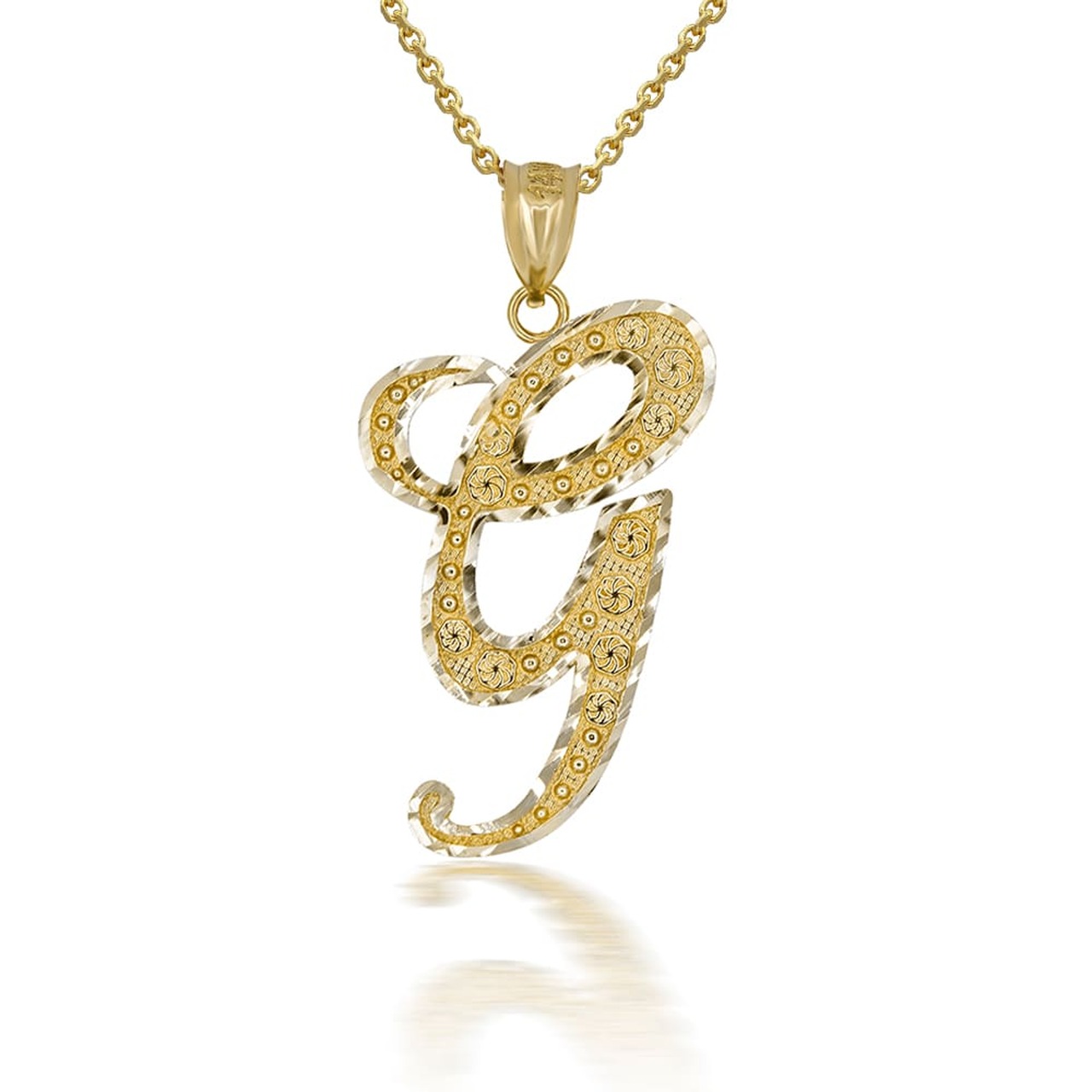 Gold Cursive Initial Letter “A - Event Z reseña y precio
