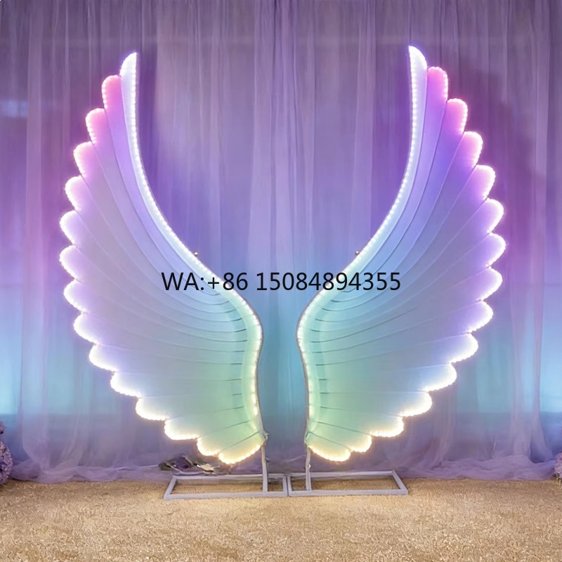 Glowing Angel Wings Light Prop - Event & Party Supply Photos reseña y precio
