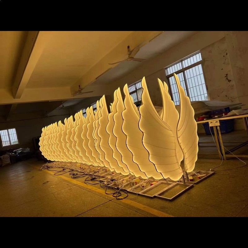 Glowing Angel Wings Light Prop - Event & Party Supply Photos reseña y precio