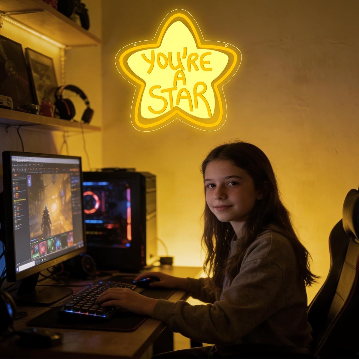 You're A Star Neon Sign USB Di - Neon Sign Party reseña y precio