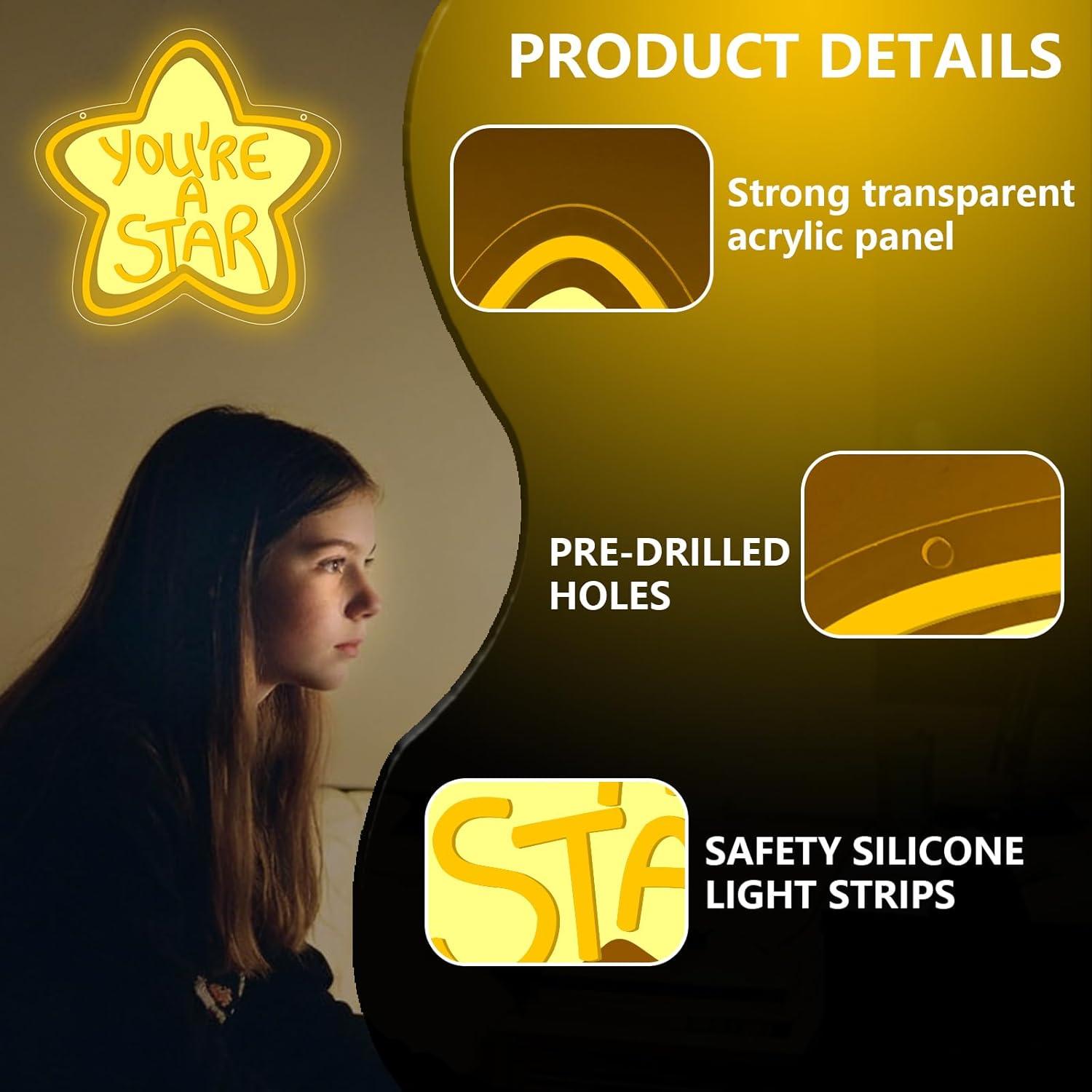 You're A Star Neon Sign USB Di - Neon Sign Party reseña y precio
