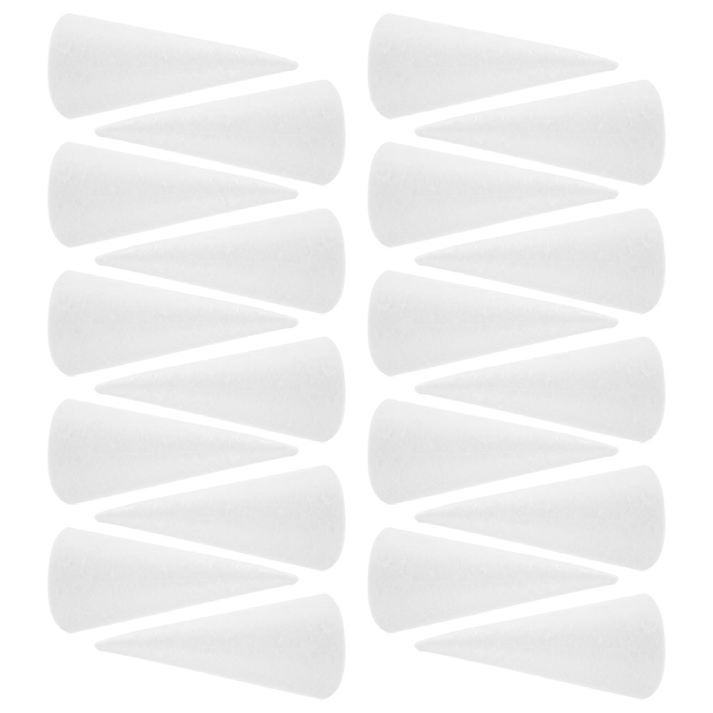 20pcs Polystyrene Foam Cones,  - Cotton Candy Cone reseña y precio