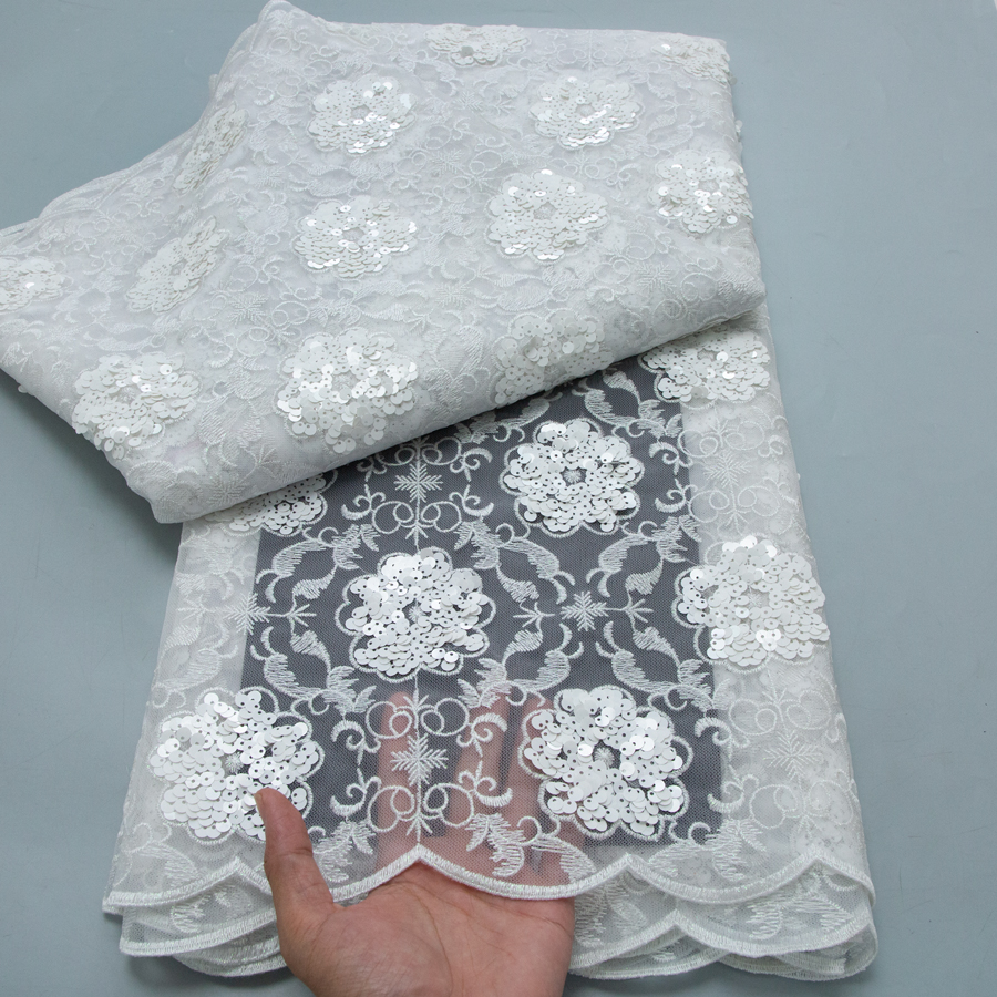 2026 French Embroidered Mesh L - Glitter Tablecloth reseña y precio