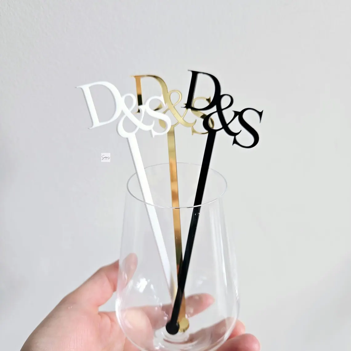 Laser Cut Personalized Wedding - Centerpiece Stick reseña y precio