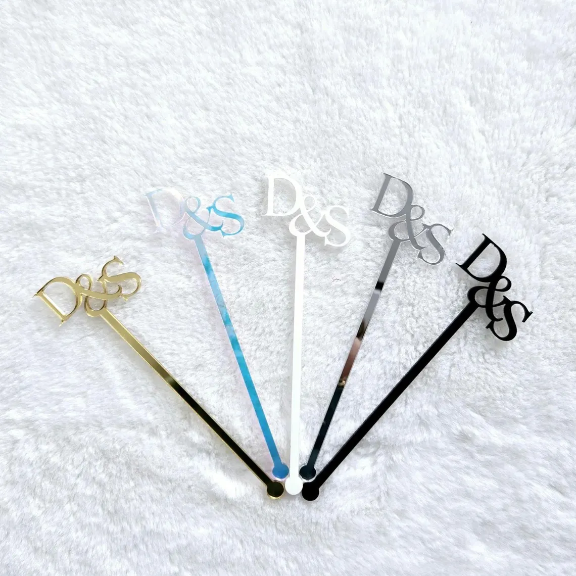 Laser Cut Personalized Wedding - Centerpiece Stick reseña y precio