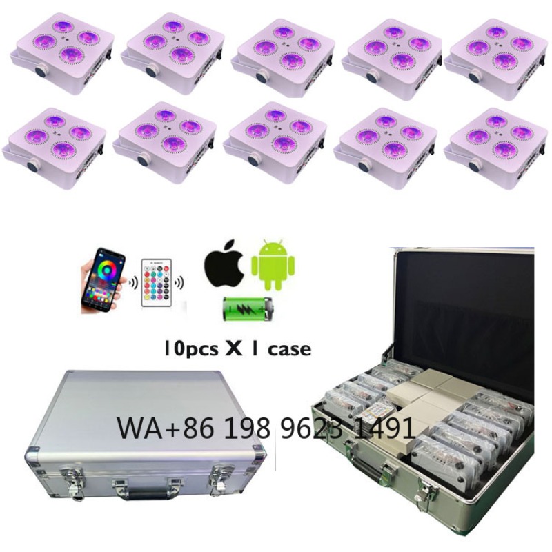 4X18W Flat Mini LED Par Light  - Event Party Dj reseña y precio