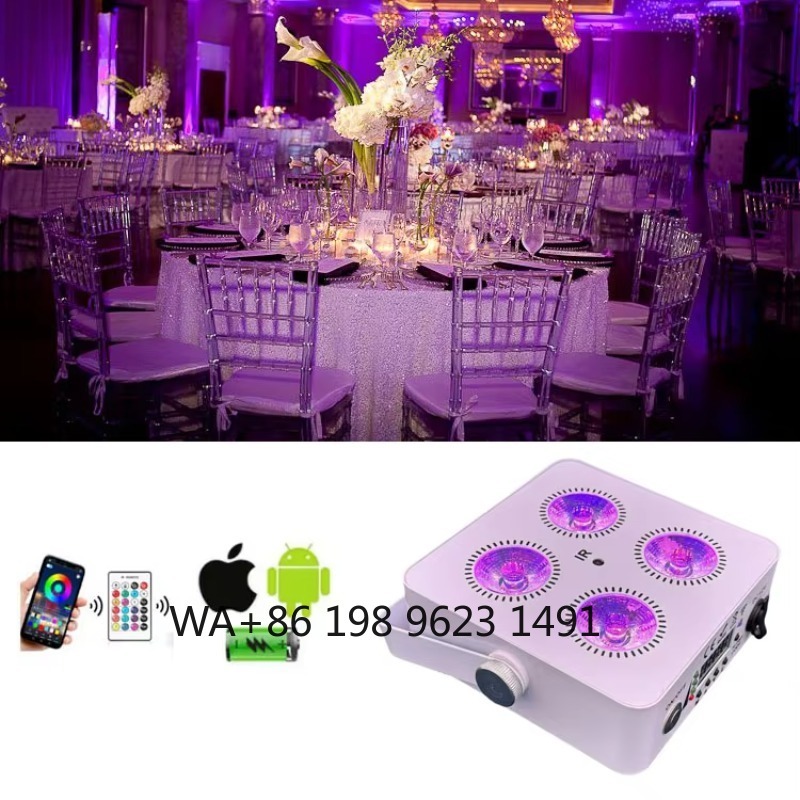 4X18W Flat Mini LED Par Light  - Event Party Dj reseña y precio