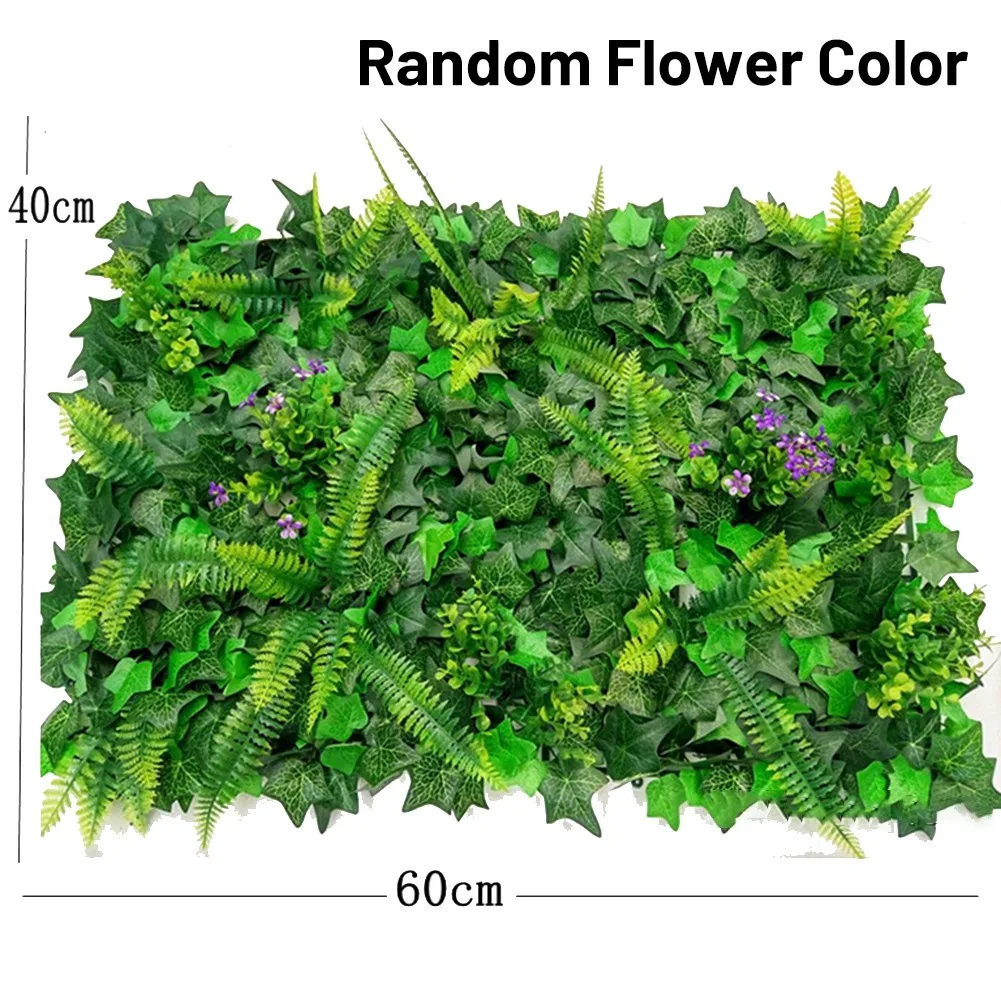 40*60cm Artificial Lawn Plant  - Flower Wall Panel reseña y precio