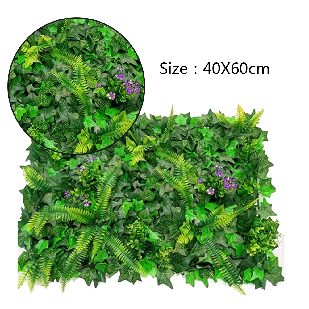40*60cm Artificial Lawn Plant  - Flower Wall Panel reseña y precio