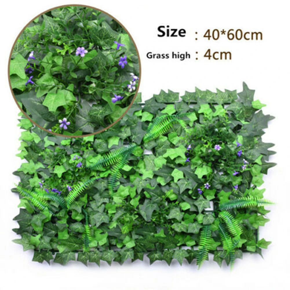 40*60cm Artificial Lawn Plant  - Flower Wall Panel reseña y precio