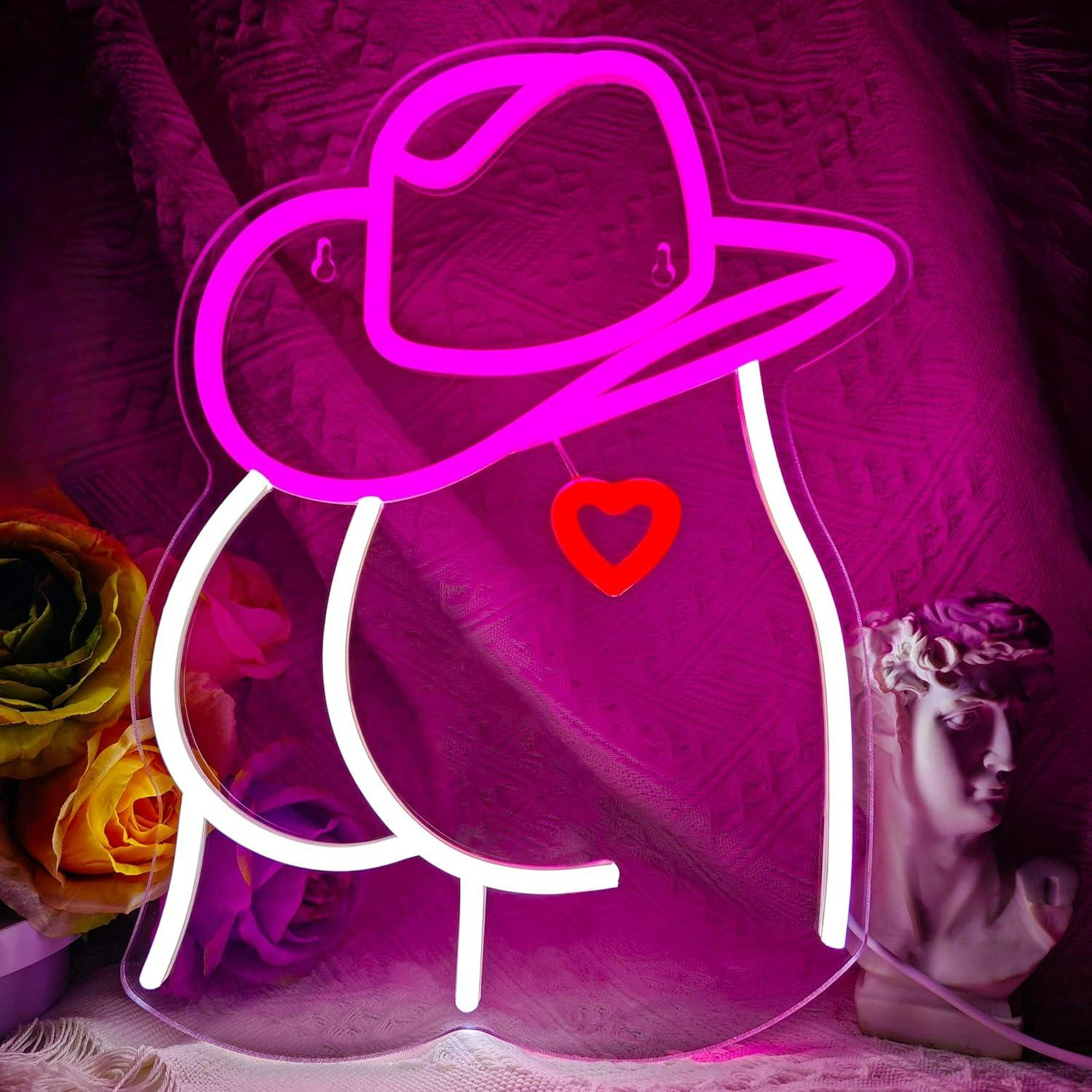 Cowgirl Neon Sign Dimmable LED - Neon Sign Party reseña y precio