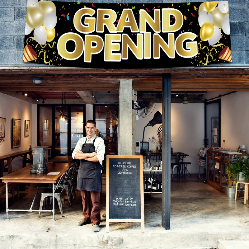 VIKAMA Grand Opening Banner, N - Party Event Supply Store reseña y precio