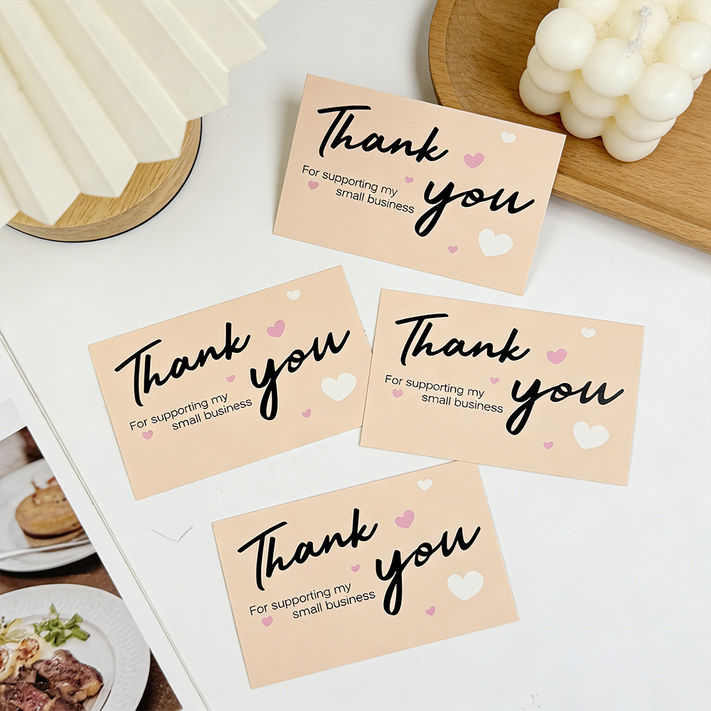 50/100pcs Thank You Cards, for - Party Event Supply Store reseña y precio