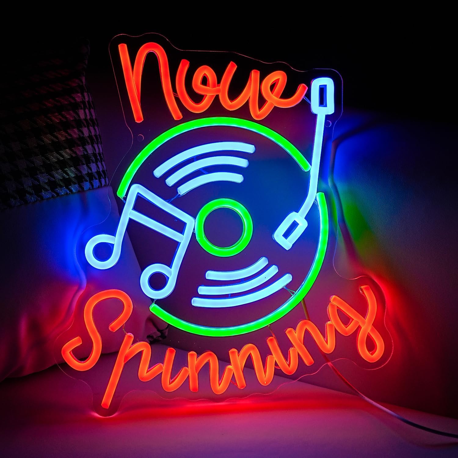 Record Neon Sign USB LED Neon  - Neon Sign Party reseña y precio