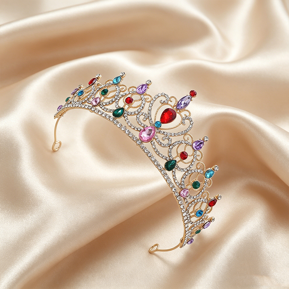 Luxury Vintage Gold Tiara Crow - Event & Party Supply Photos reseña y precio