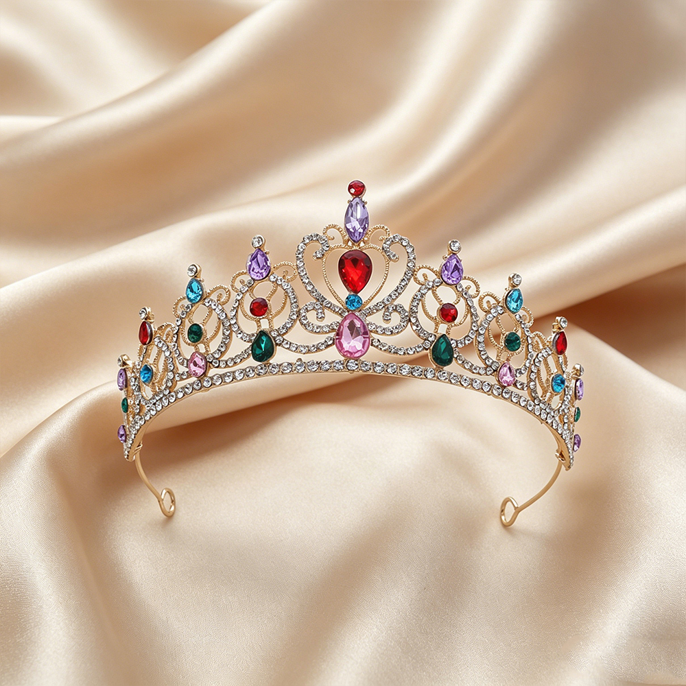 Luxury Vintage Gold Tiara Crow - Event & Party Supply Photos reseña y precio