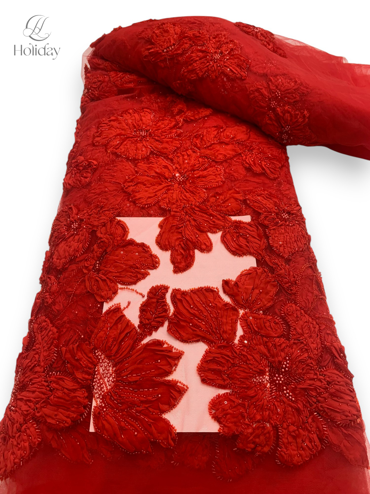 African Chiffon Tulle Lace Fab - Glitter Tablecloth reseña y precio