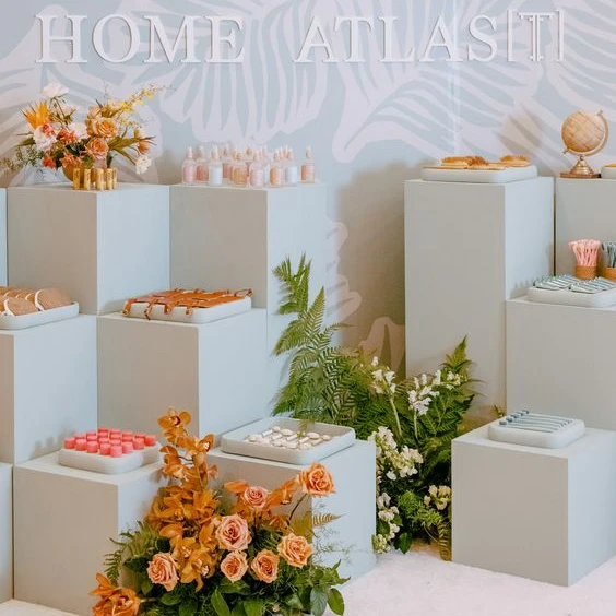 Dessert Table Cake Stand Birth - Dessert Table Backdrop reseña y precio