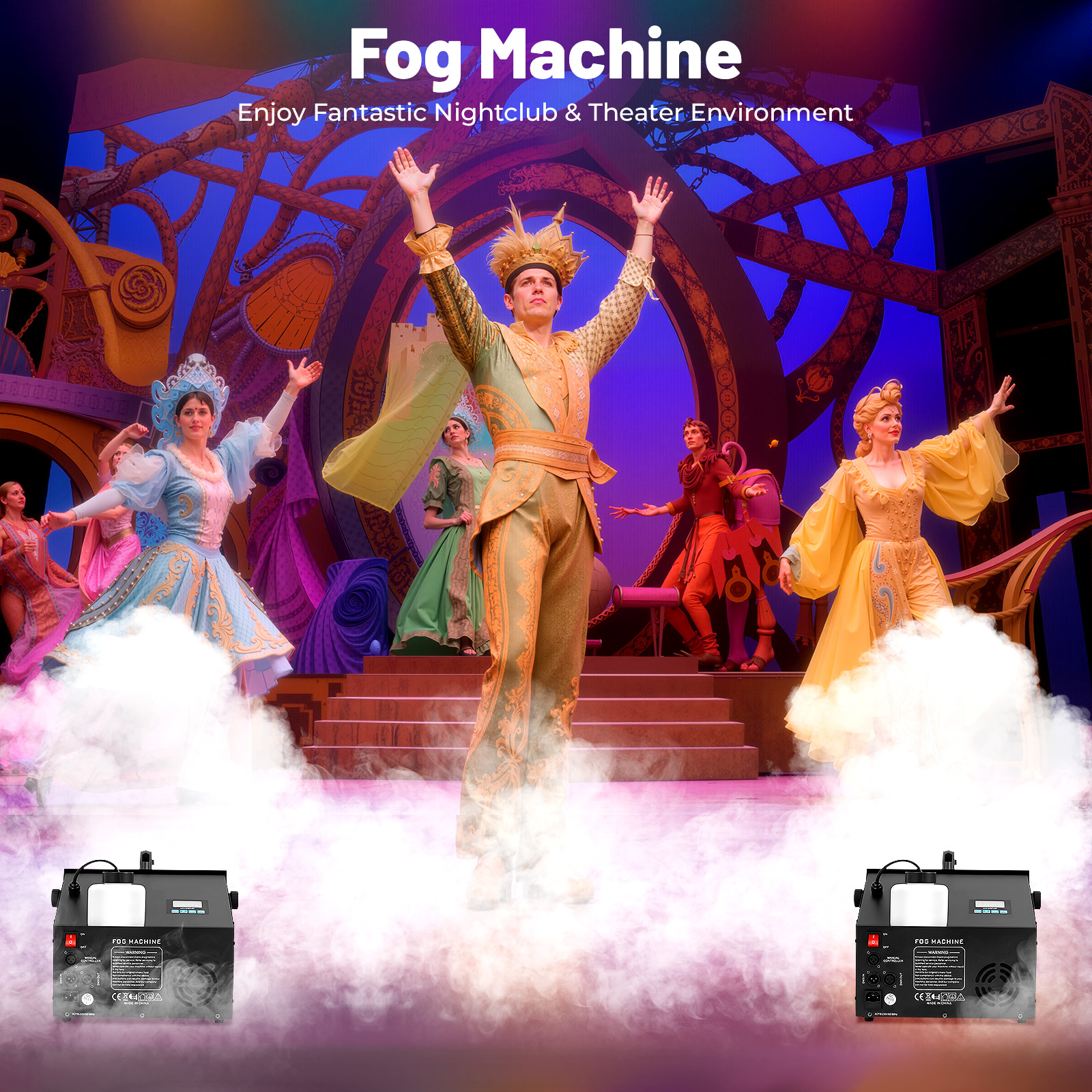 Low Lying Smoke Machine 1200W  - Event Party Dj reseña y precio