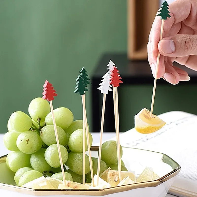 200/50PCS Christmas Fruit Skew - Centerpiece Stick reseña y precio