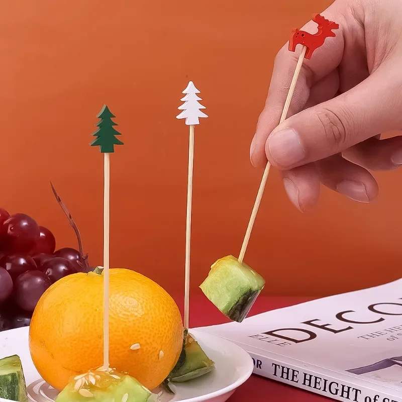 200/50PCS Christmas Fruit Skew - Centerpiece Stick reseña y precio