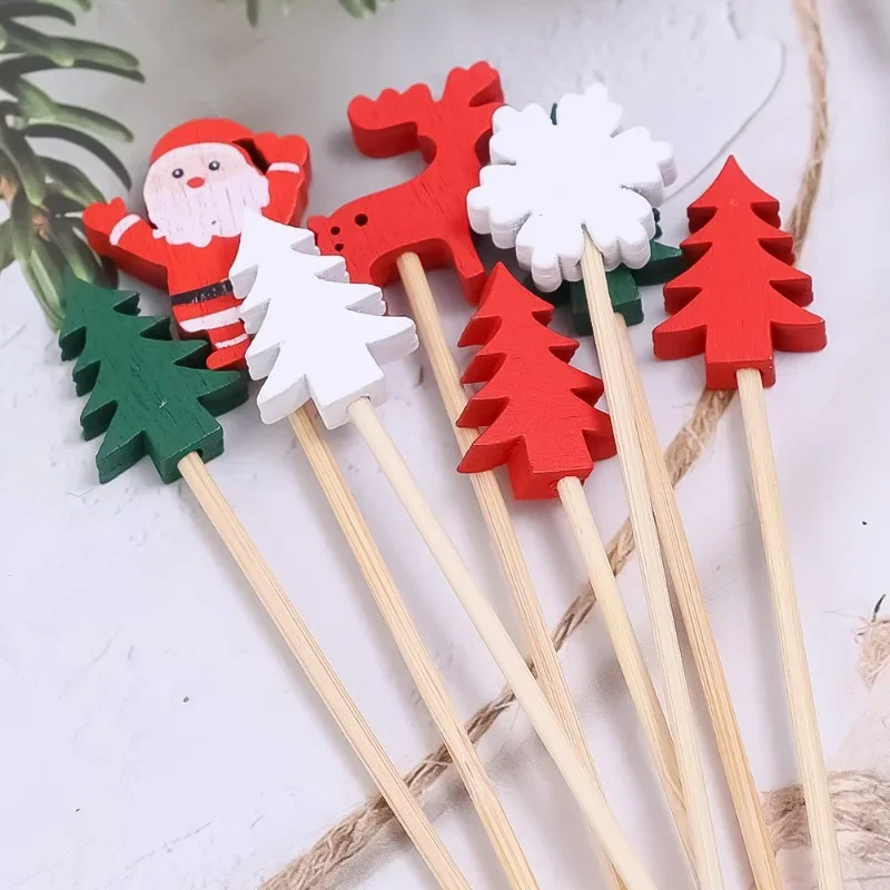 200/50PCS Christmas Fruit Skew - Centerpiece Stick reseña y precio