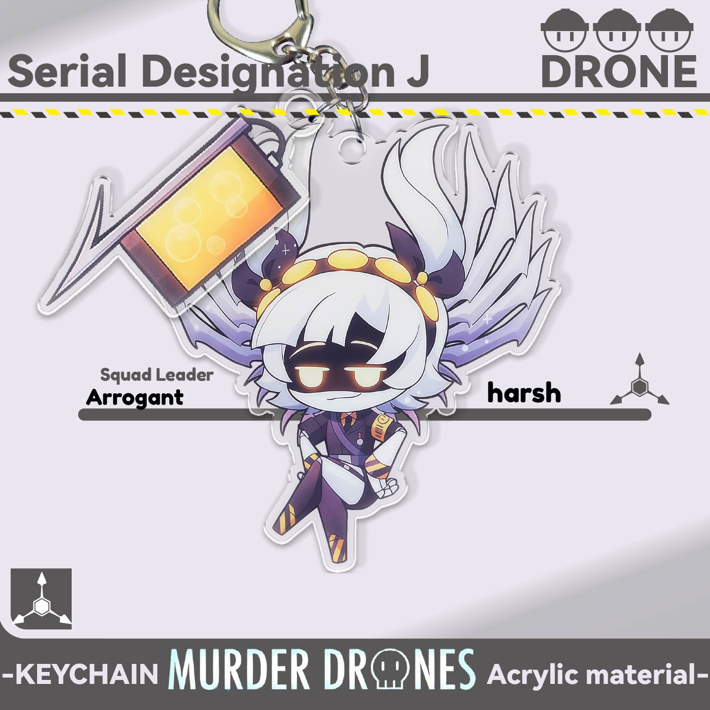 Murder Drones Keychain.,2D Acr - Supply Event reseña y precio