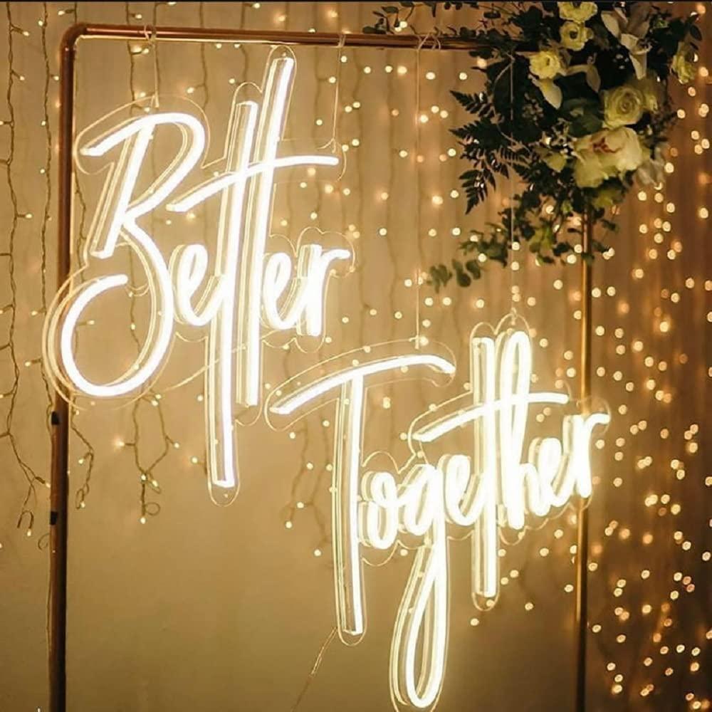 Better Together Neon Sign USB  - Neon Sign Party reseña y precio