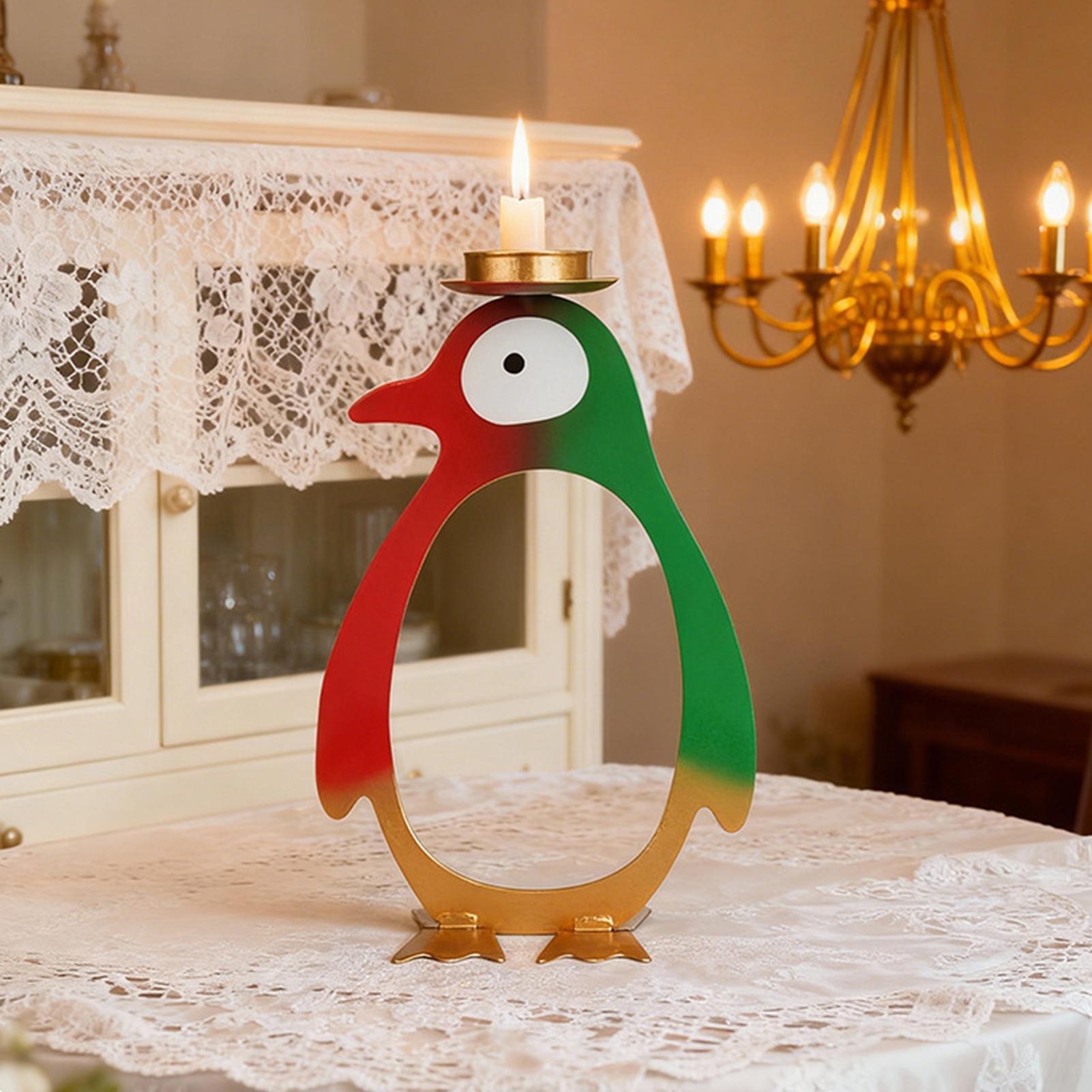 Tea Light Candle Holder Pengui - Centerpiece Stick reseña y precio