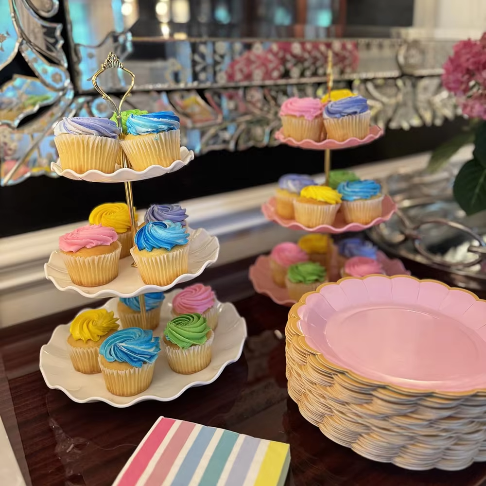 3 Tier Dessert Cupcake Stand W - Cupcake Stand Tier reseña y precio