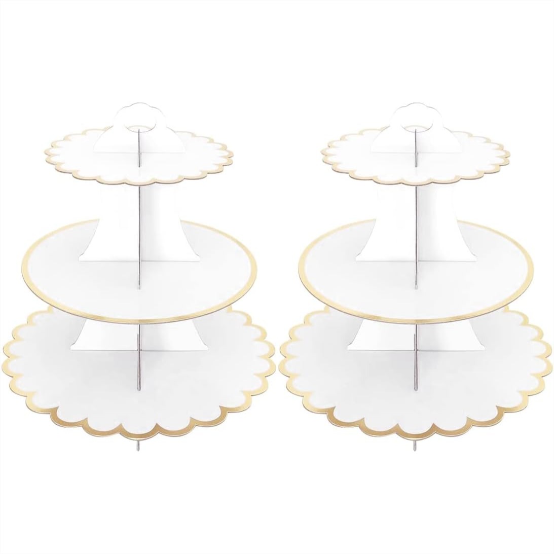 Cardboard Cake Stand 3 Tier, D - Cupcake Stand Tier reseña y precio