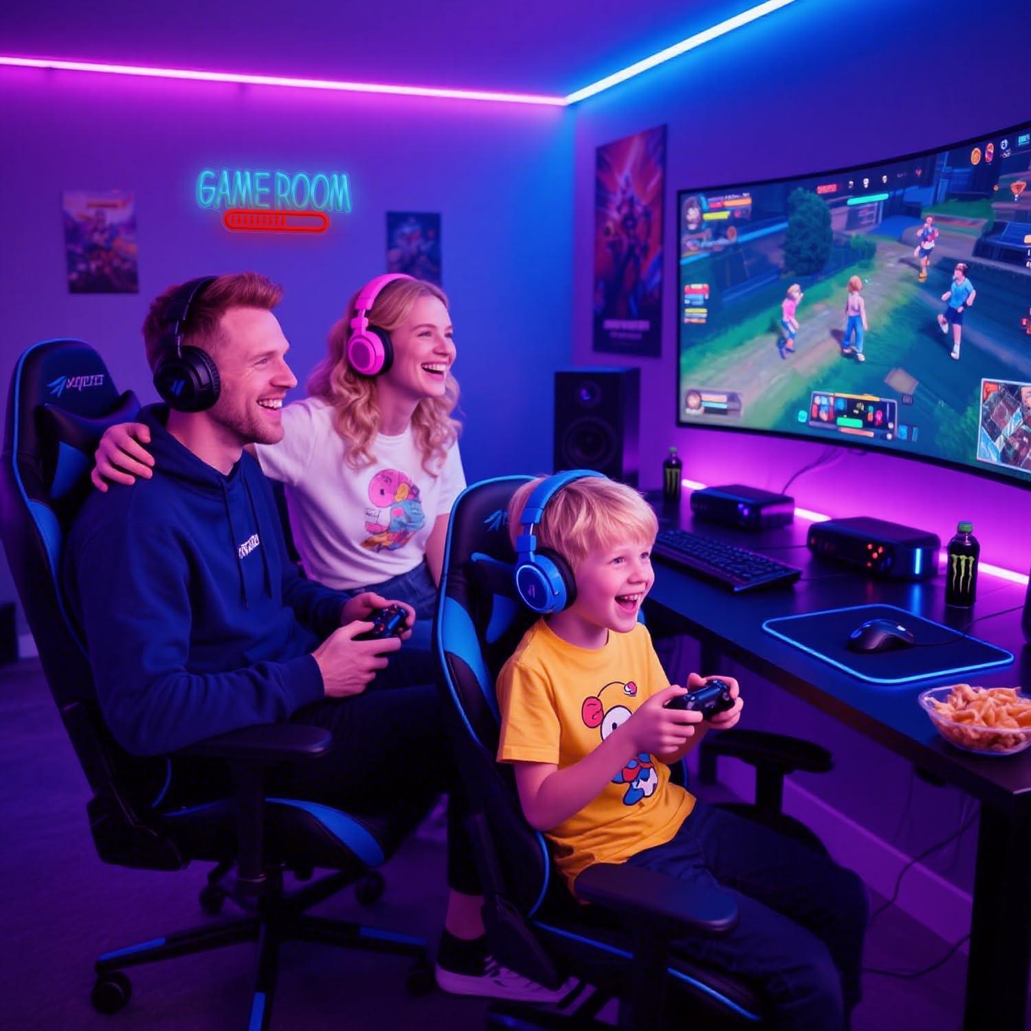 Game Room Neon Sign USB Powere - Event & Party Supply Photos reseña y precio