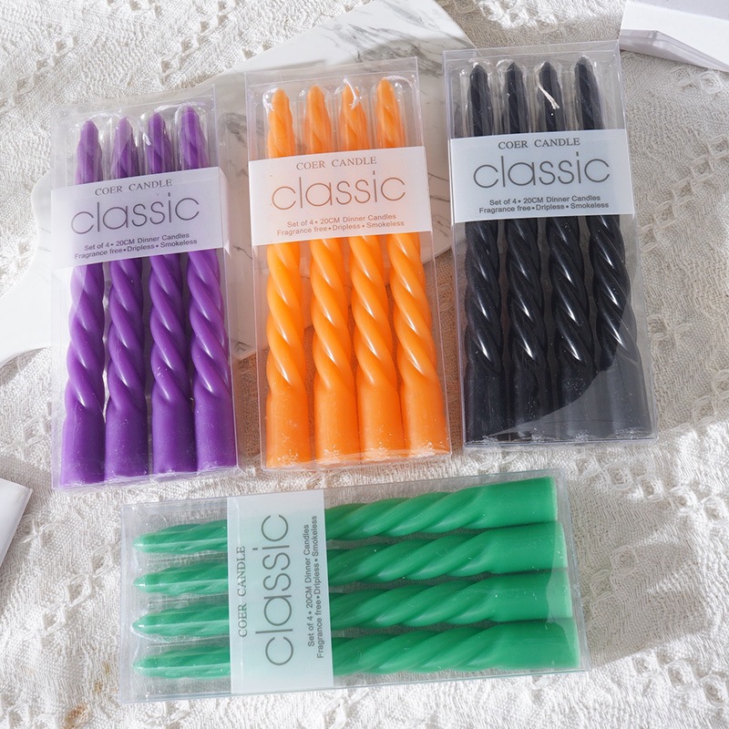 4pcs 20cm Plain Twisted Ribbed - Centerpiece Stick reseña y precio