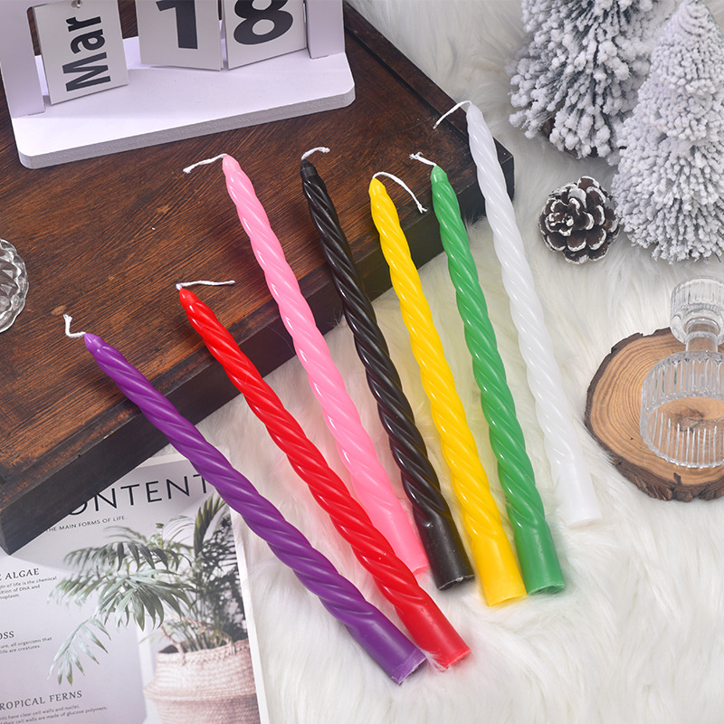 4pcs 20cm Plain Twisted Ribbed - Centerpiece Stick reseña y precio