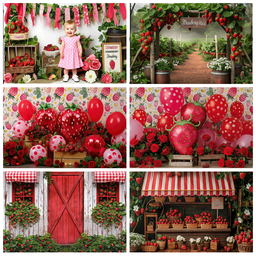 Red Strawberry Store Photograp - Party Event Supply Store reseña y precio