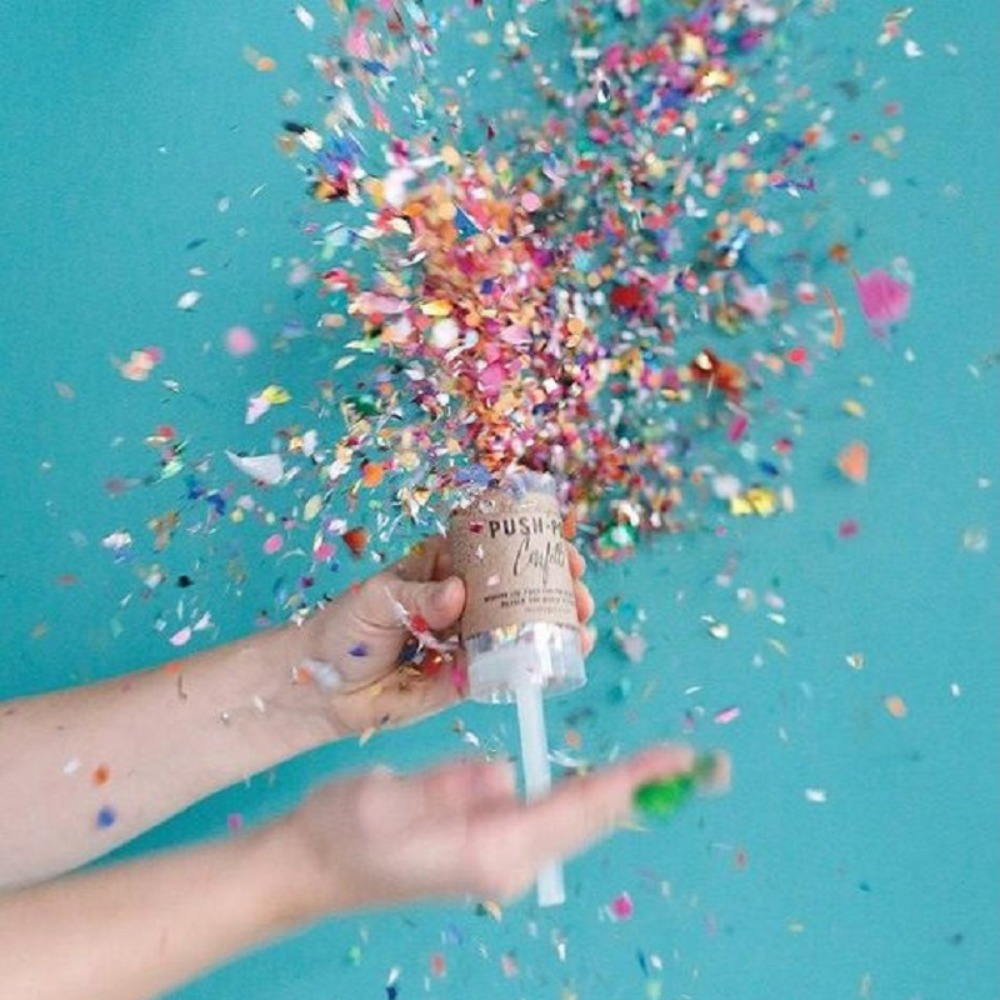 1Pcs Round Push Up Confetti Po - Confetti Cannon Tube reseña y precio