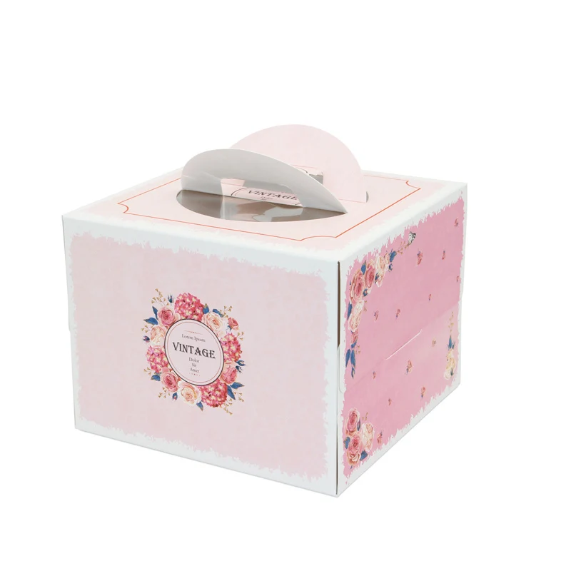 5pcs 8inch cake box with windo - Party Event Supplier reseña y precio